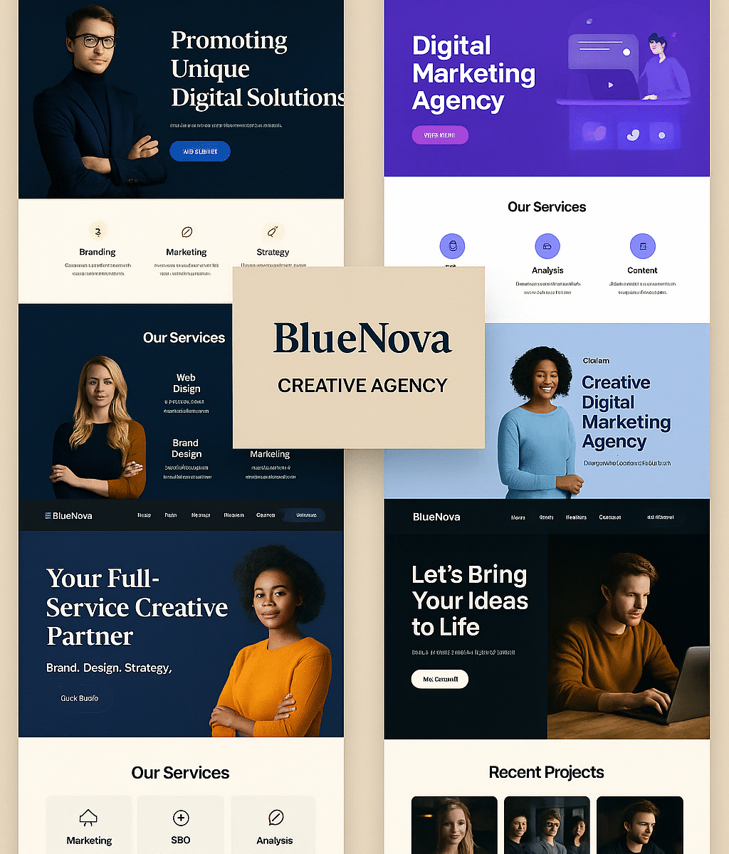 BlueNova Creative Agency
