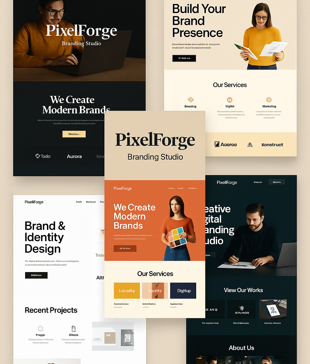 PixelForge Branding Studio